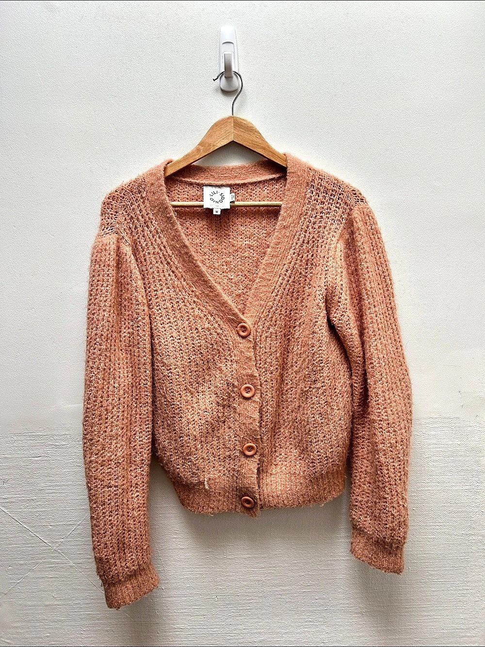 Super Soft Cardigan in Light Salmon